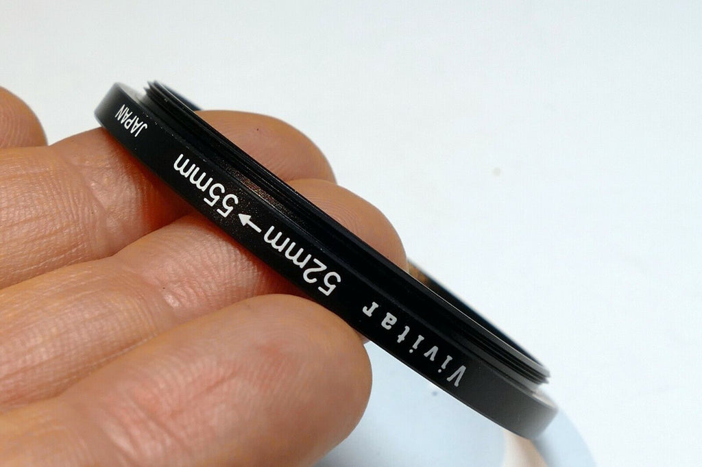 52mm to 55mm Ring for lens male to female threads step -up