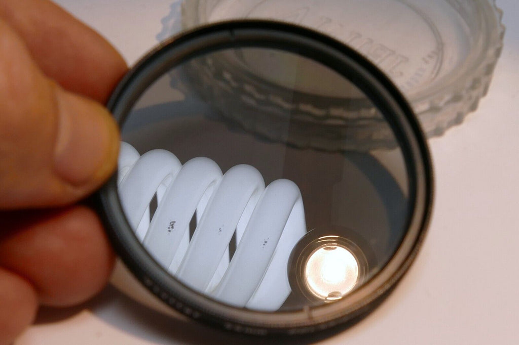 Vivitar 55mm Lens Filter Polarizing PL Linear thin profile - excellent condition