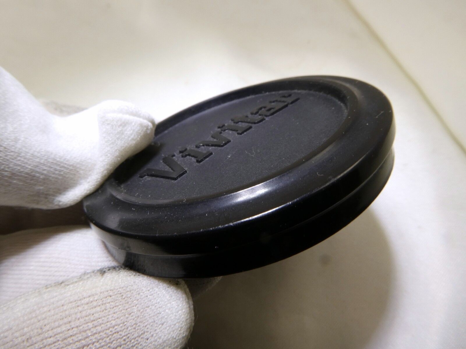 Vivitar 55mm 57mm ID Lens Front Cap Slip on type Plastic