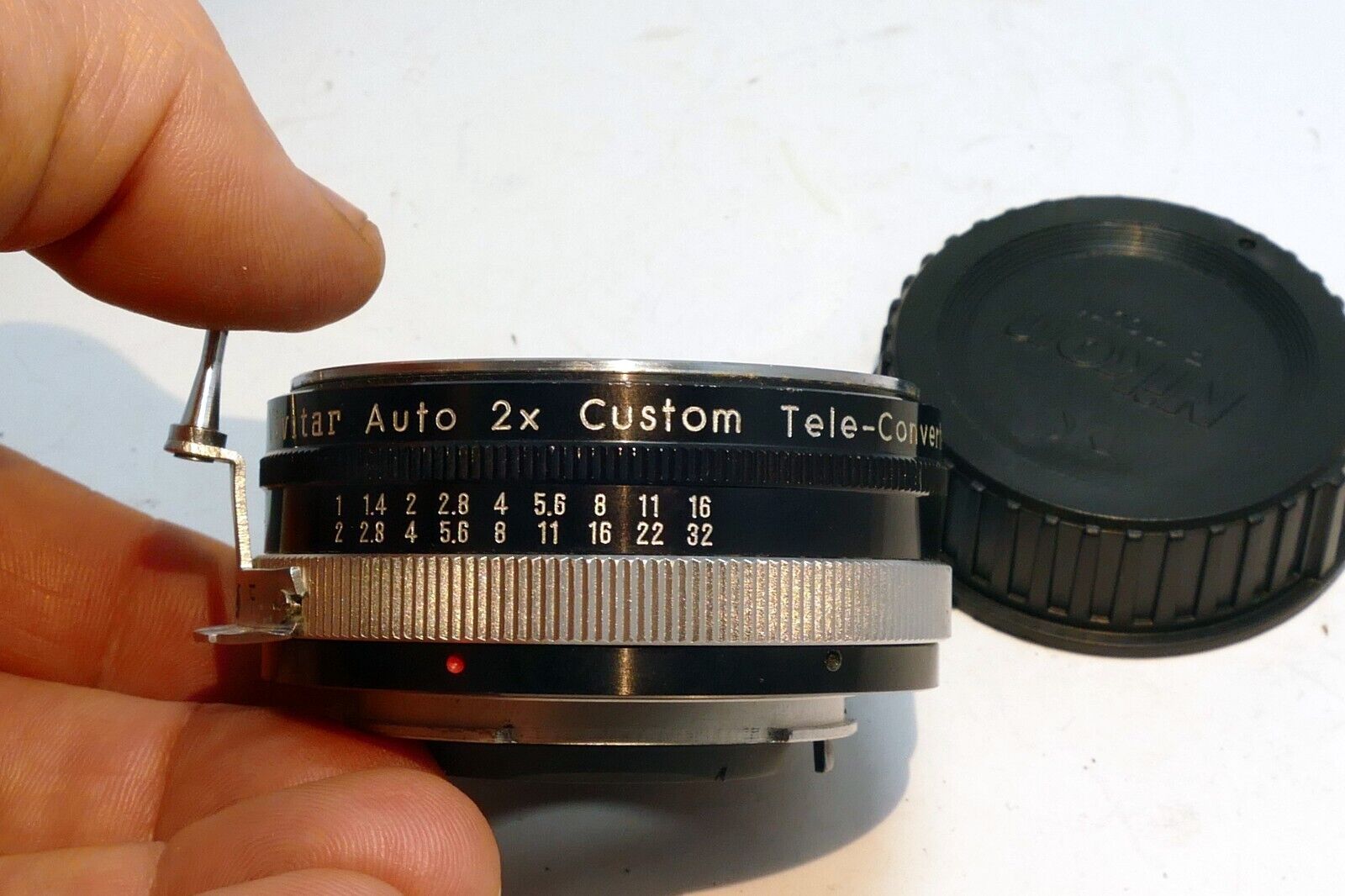 Vivitar Auto Custom 2X Lens Teleconverter for Nikon F mount manual  focus 2X-3