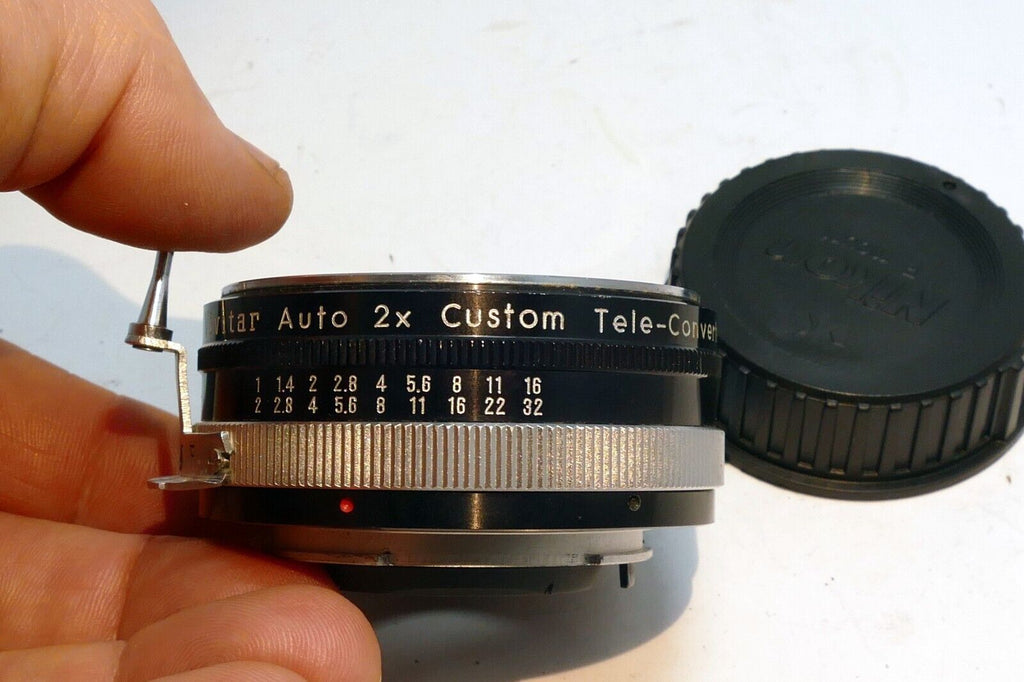 Vivitar Auto Custom 2X Lens Teleconverter for Nikon F mount manual  focus 2X-3