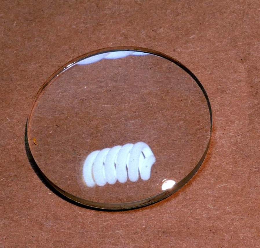 1.62" Diameter 0.2" thick Optical Glass Convex for microscope