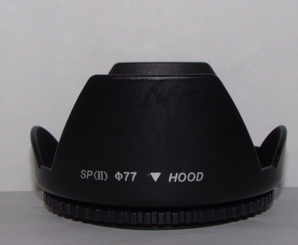 Used 77mm Screw in Type Lens Hood petal plastic