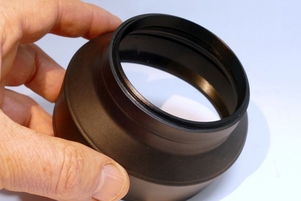 67mm Rubber  Lens Hood Shade 3-way wide angle & telephoto double threaded