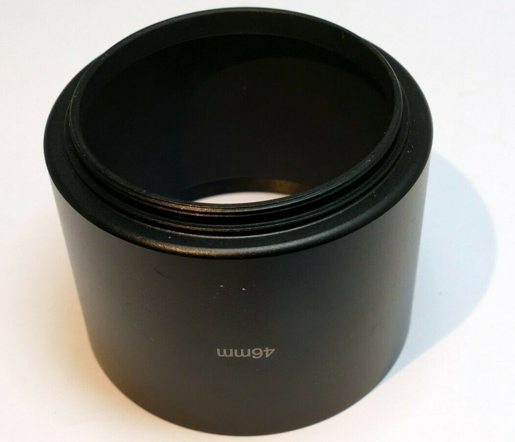 46mm Metal Lens Hood Shade threaded telephoto  200mm 300mm