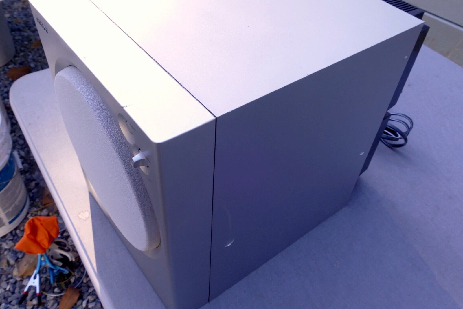 Sony Subwoofer Speaker SA-WMSP75 Active Powered AC 120V 60Hz 75W SILVER *Tested*