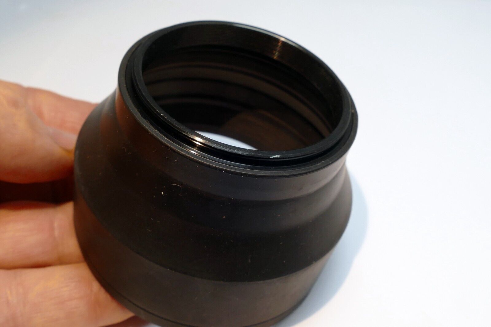 52mm Rubber Lens Hood Shade collapsible 3-way wide angle and telephoto