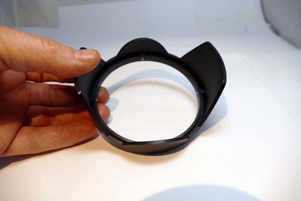 Incomplete Lens hood shade  90mm ID - missing inner ring - AS IS