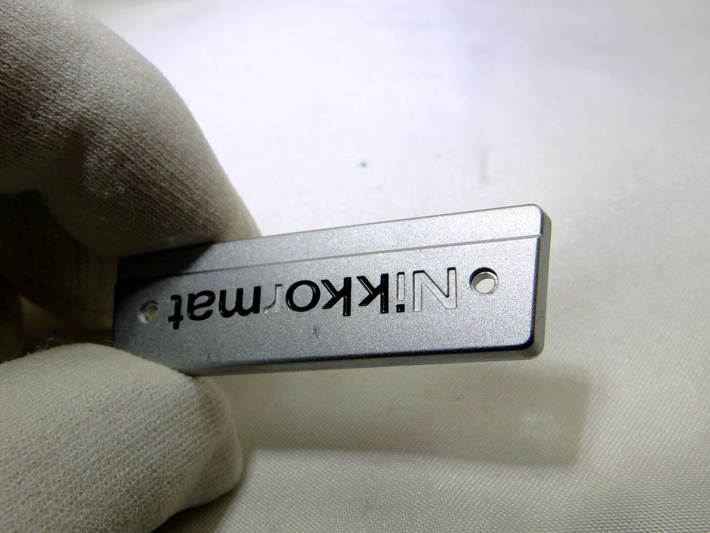 Nikon Nikkormat camera logo plate  decal only Parts