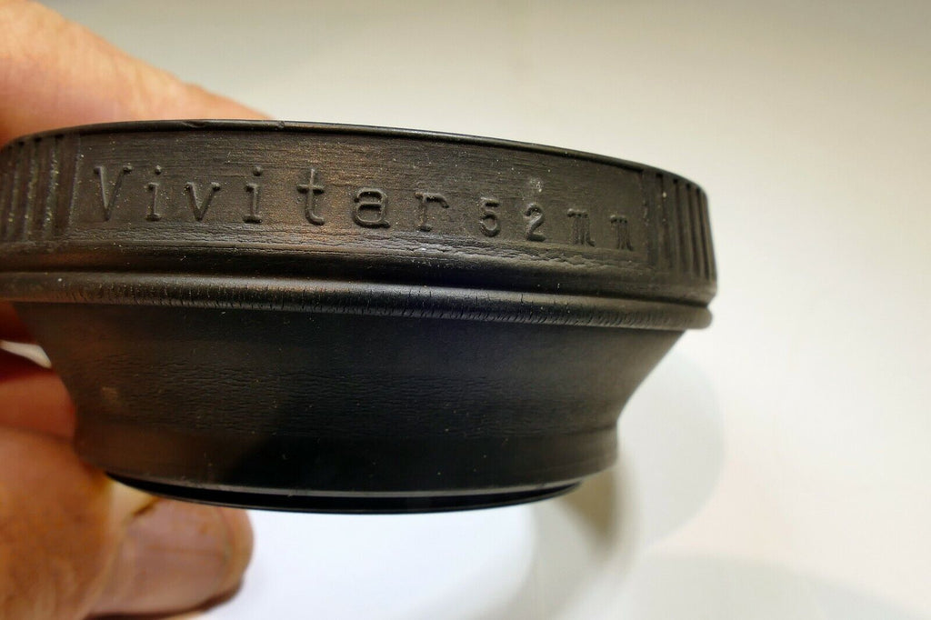 52mm Rubber Lens Hood Shade double threaded for 50mm f1.8 f1.7 lenses