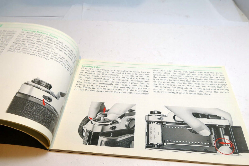 Nikon FE camera Instructions manual Guide Book vintage genuine