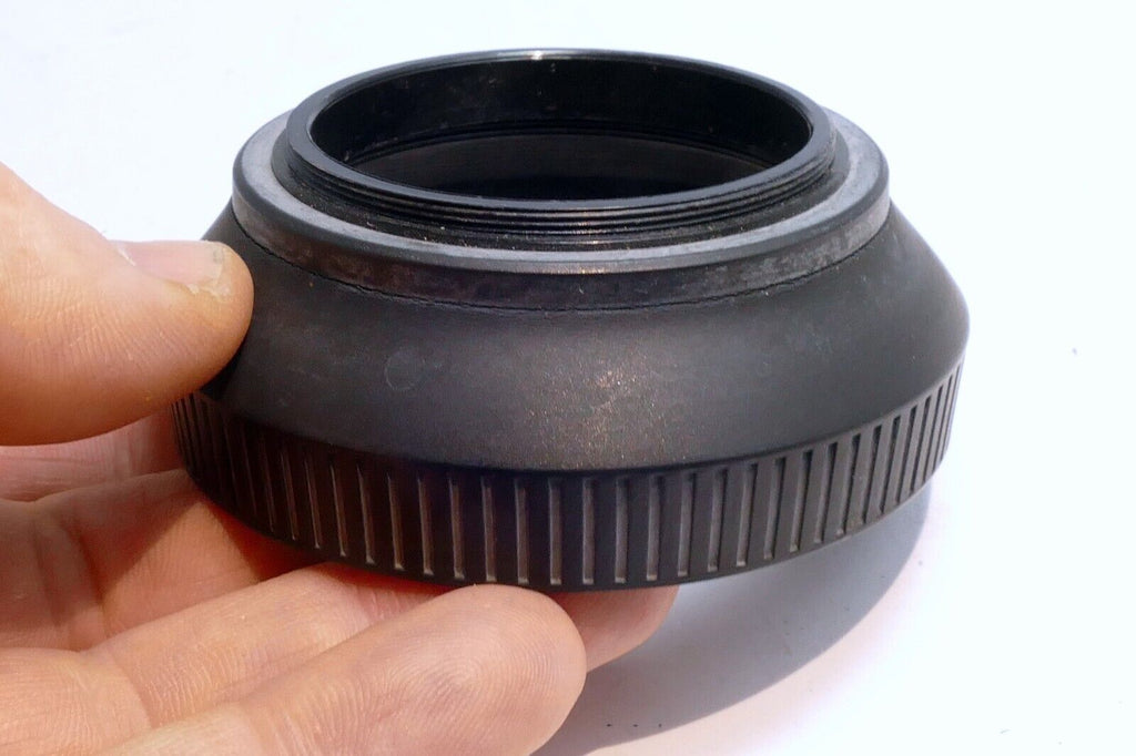 52mm Rubber Double Threaded Lens Hood Shade for 28mm f2.8 collapsible