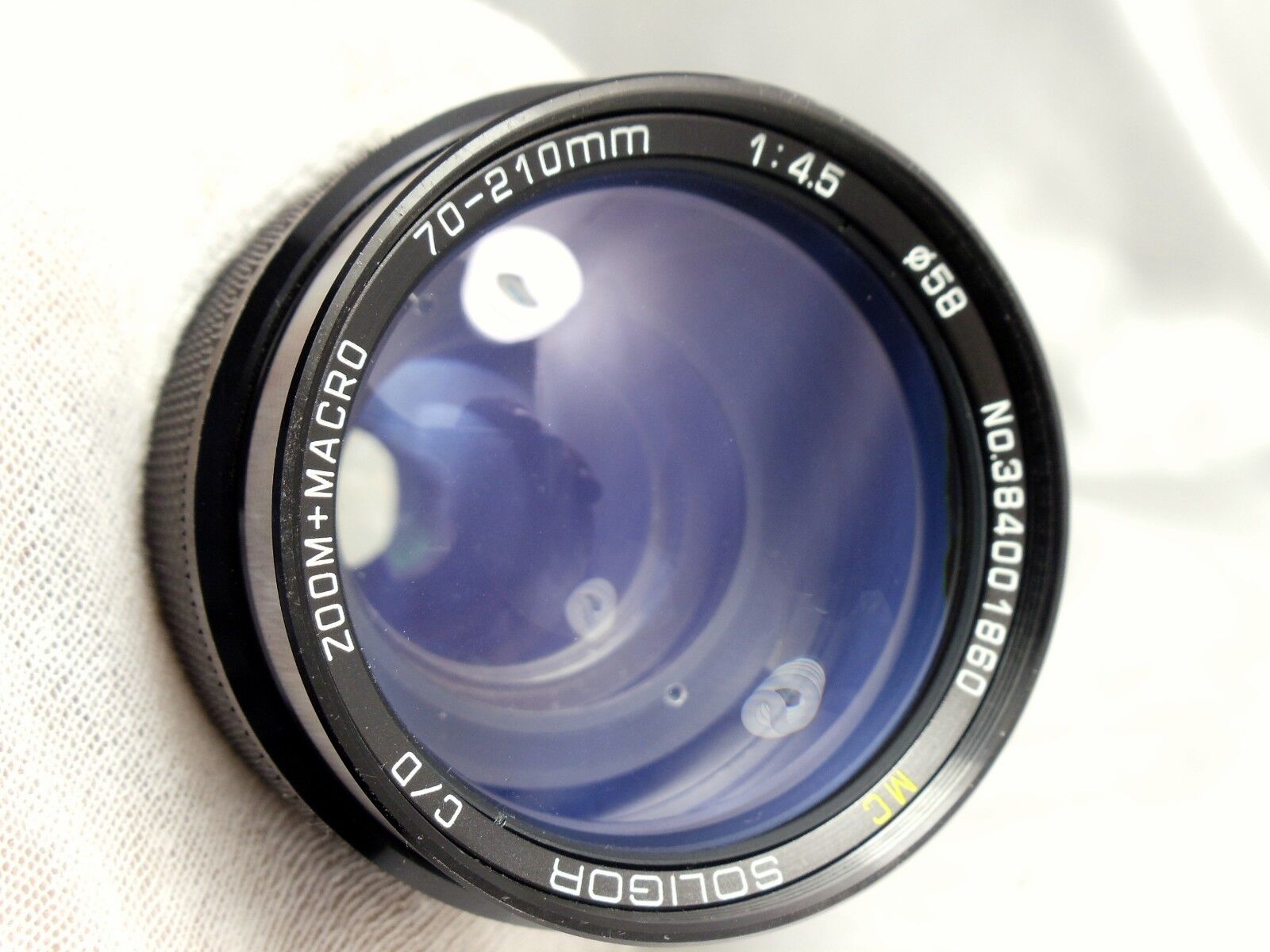 Soligor 70-210mm f4.5 OM lens manual focus for Olympus