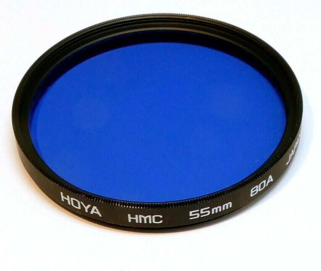 Hoya HMC 55mm Filter 80A  multi-coated deep blue