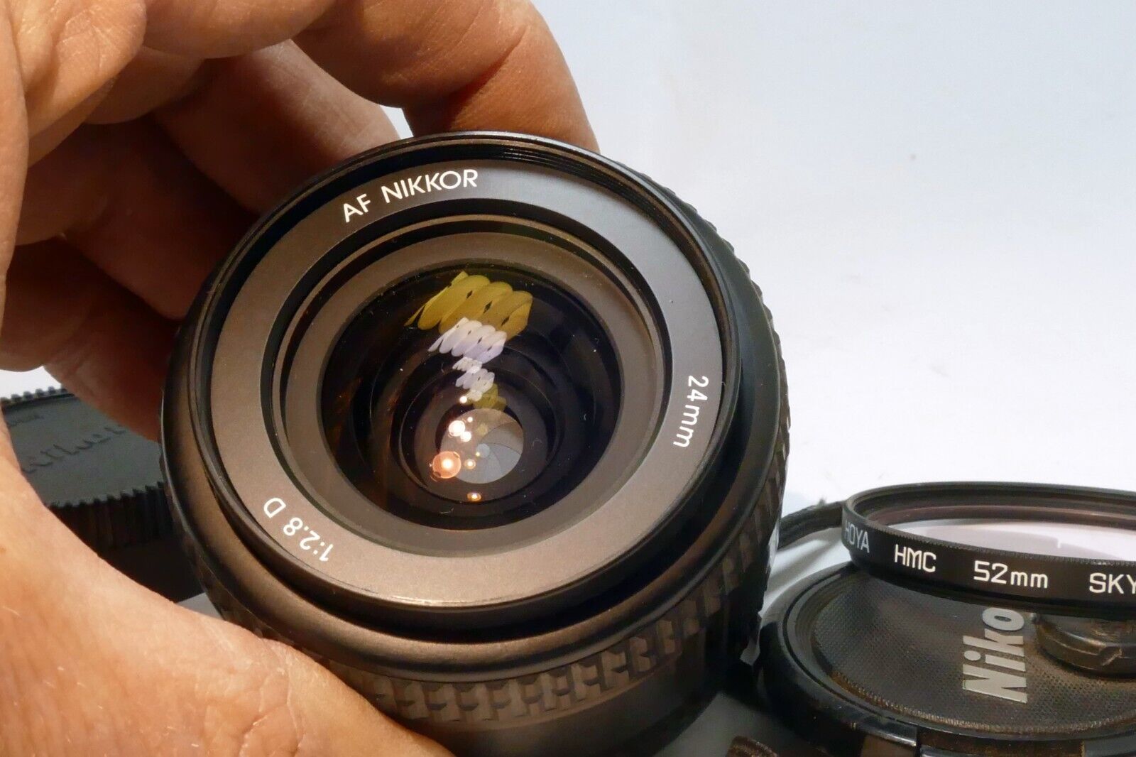Nikon Nikkor AF 24mm F2.8 D Autofocus Lens  AS IS - parts - works manual mode