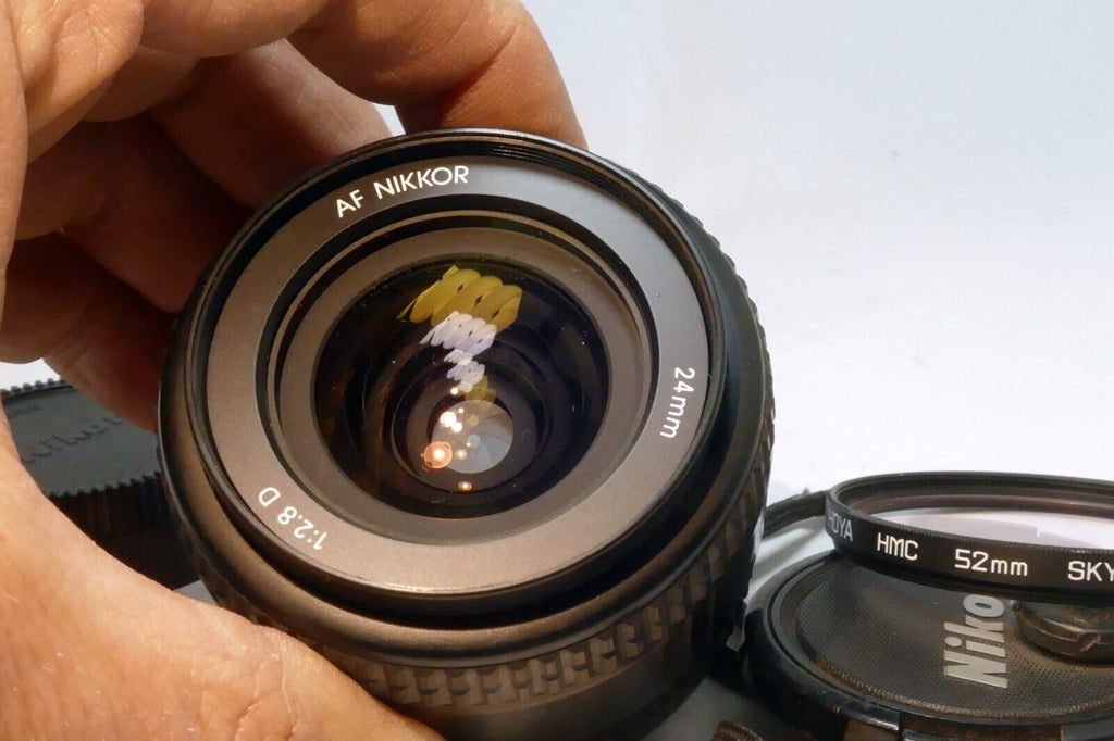 Nikon Nikkor AF 24mm F2.8 D Autofocus Lens  AS IS - parts - works manual mode
