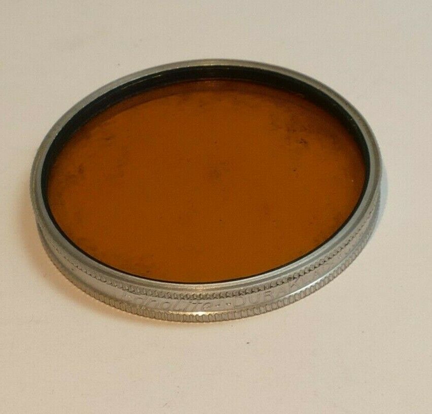 Ednalite Duraklad Chrome type A #85 warming  lens filter 42mm OD drop in type