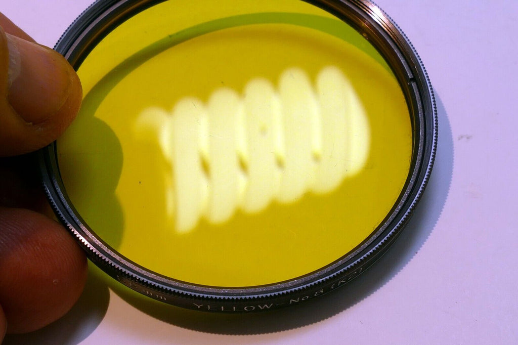 Vivitar Yellow 58mm Lens Filter   k2 No. 8