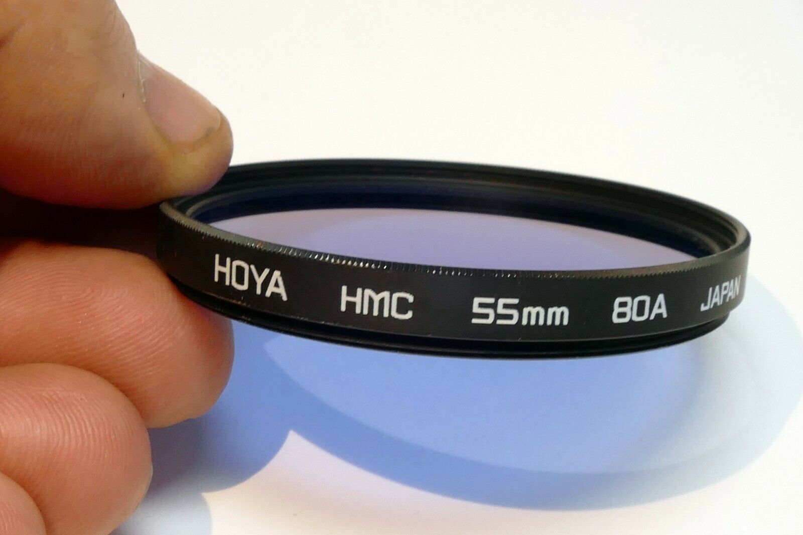 Hoya HMC 55mm Filter 80A  multi-coated deep blue