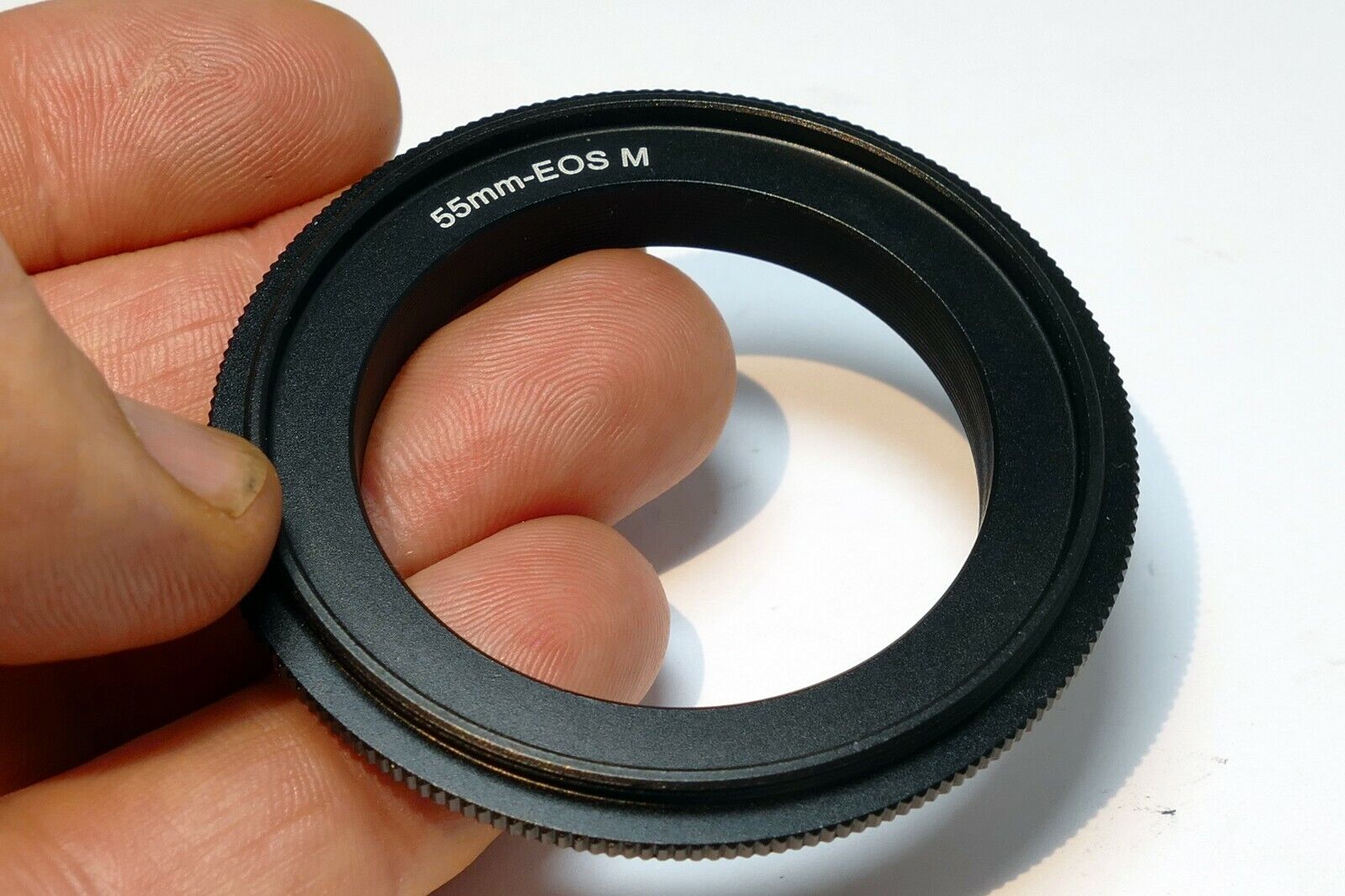 55mm Macro Reverse Adapter Ring for Canon EOS M M2 EF-M mount mirrorless cameras