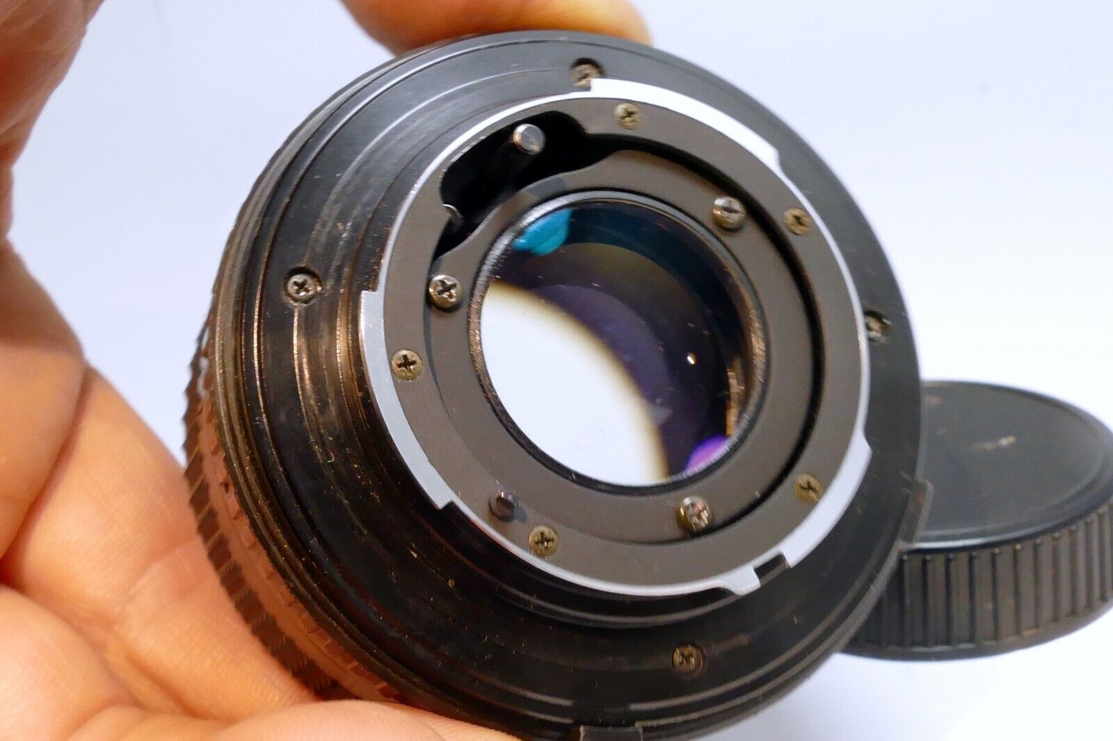 Minolta  MD 50mm f1.7 Lens aperture inop stuck - as is for parts