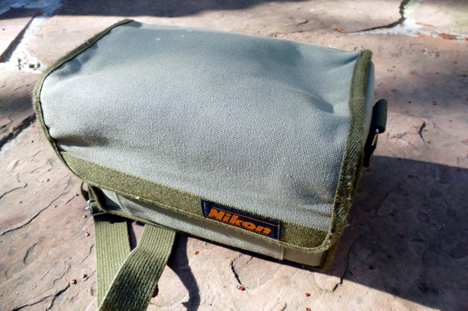 Nikon ME FG camera Case vintage Genuine OEM canvas green khaki