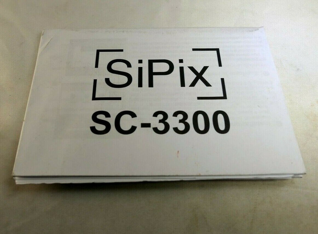 SiPix Digital Camera SC 3300 3MP User Manual Guide Instructions English EN