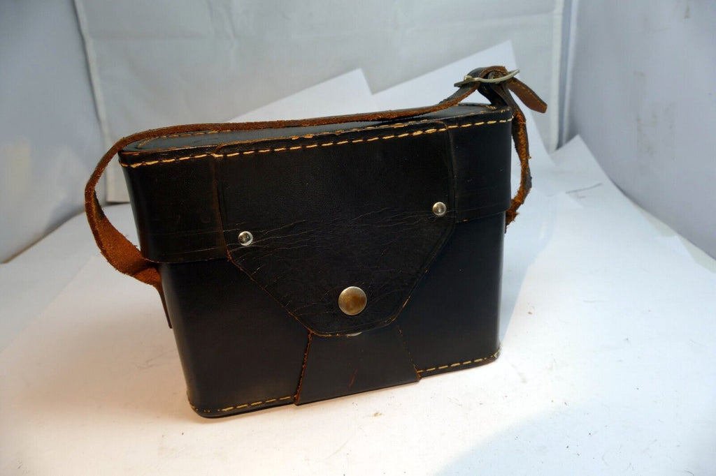 Argus C3 Matchmatic camera leather case black  brick Top Grain  Cowhide USA