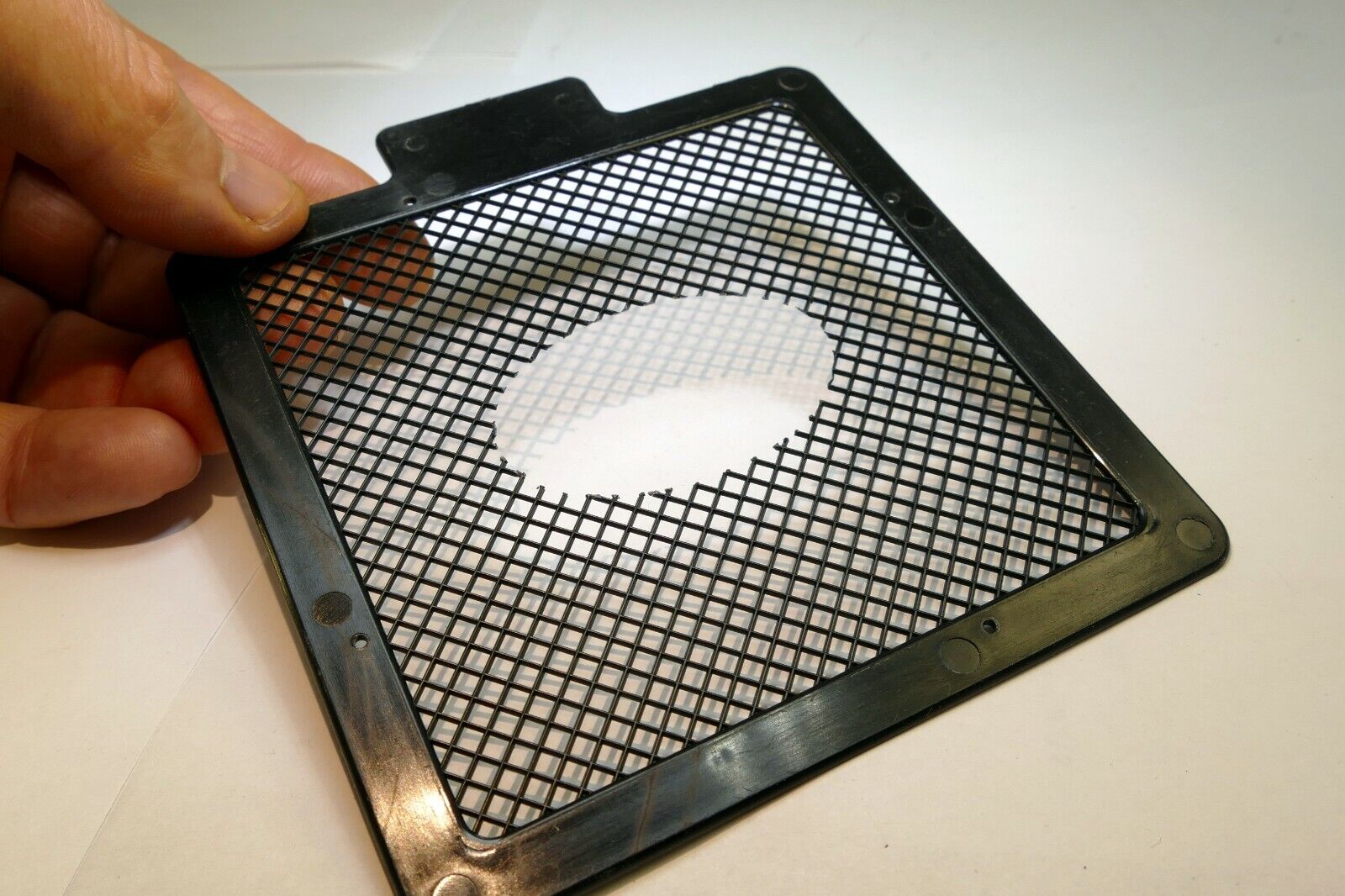 Lindahl Plastic Vignetter Mask Frame 4.5X4.5" bellows 2" small Horizontal Oval