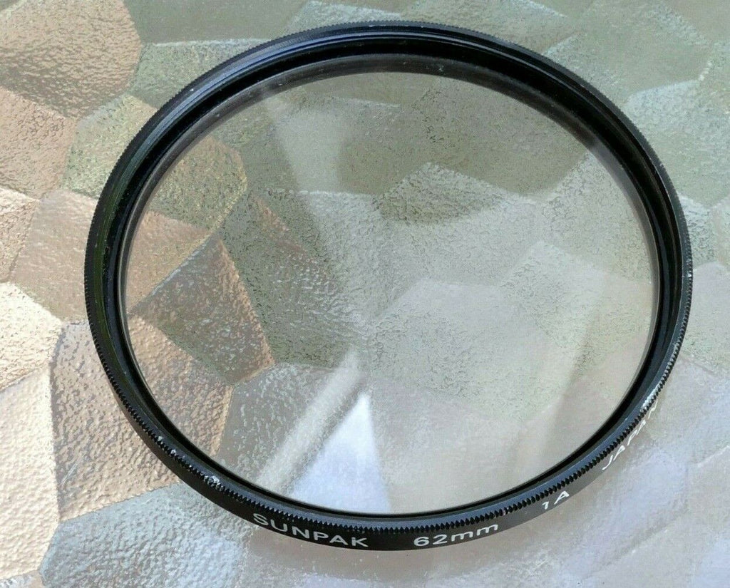 Sunpak  Sky 1A Skylight  62mm  Filter  Lens  coated