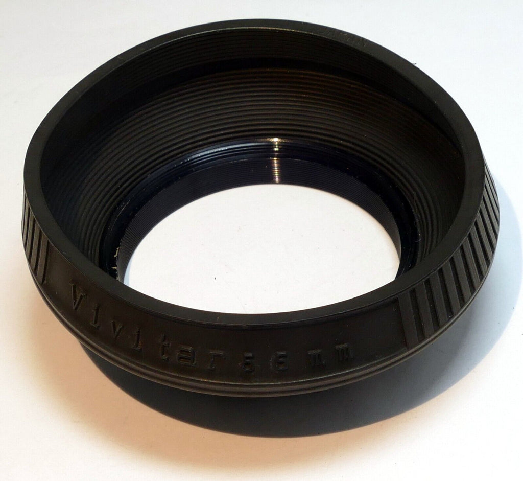Vivitar 55mm Rubber Lens Hood Shade - poor condition  (rubber rigid from age)