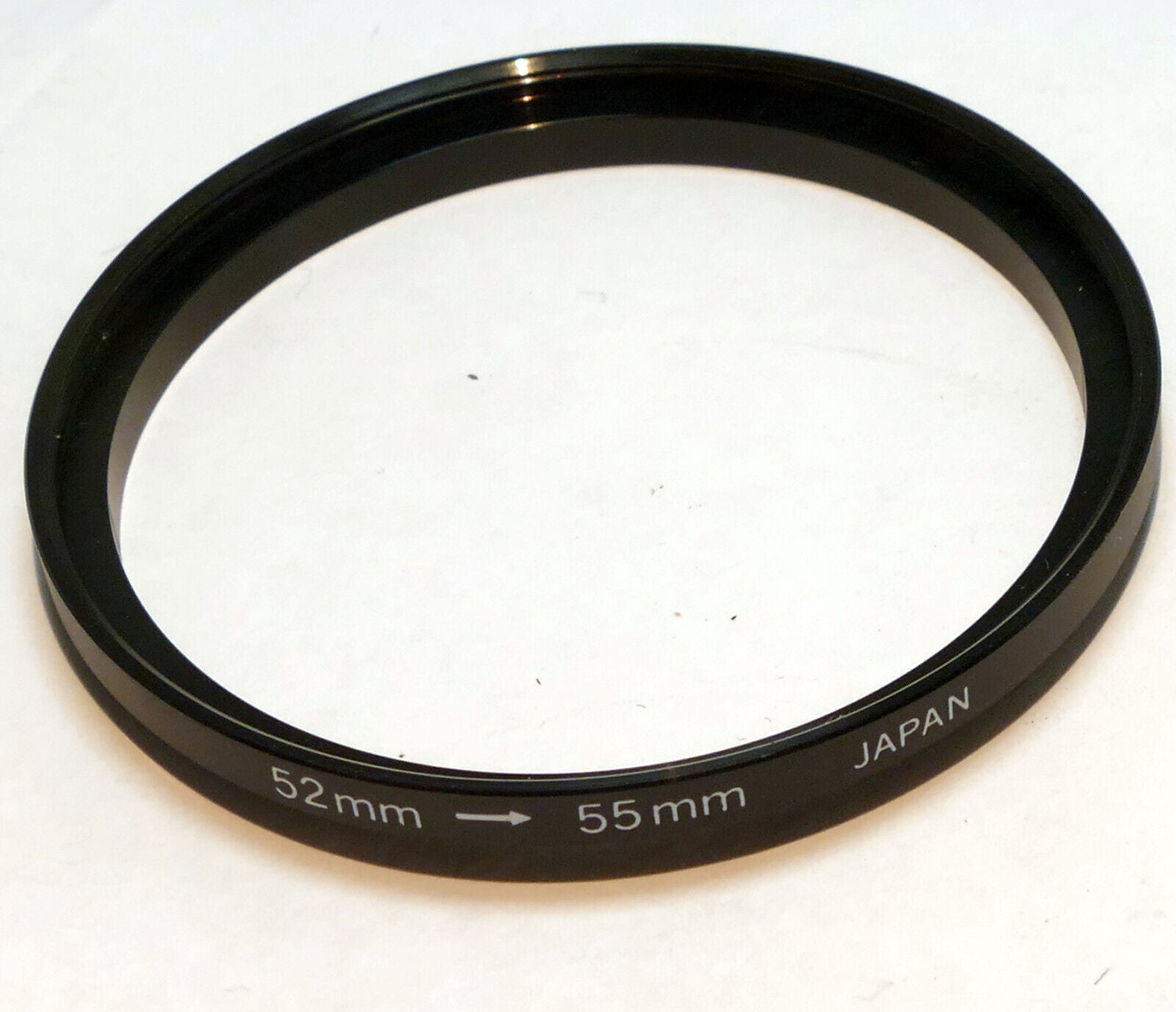 52mm to 55mm Step - Up ring metal threaded for lens filter
