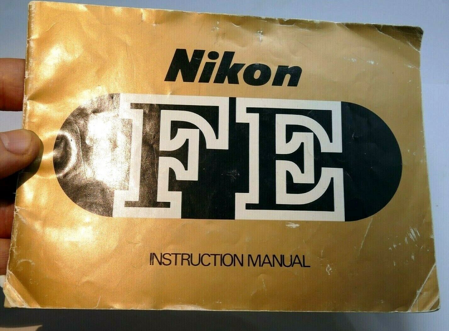 Nikon FE camera Manual Instruction Guide English EN