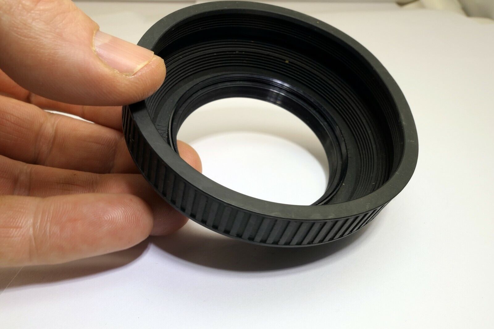 55mm Lens Hood Shade Rubber double threaded telehoto for 85mm 50mm f1.8 f1.7