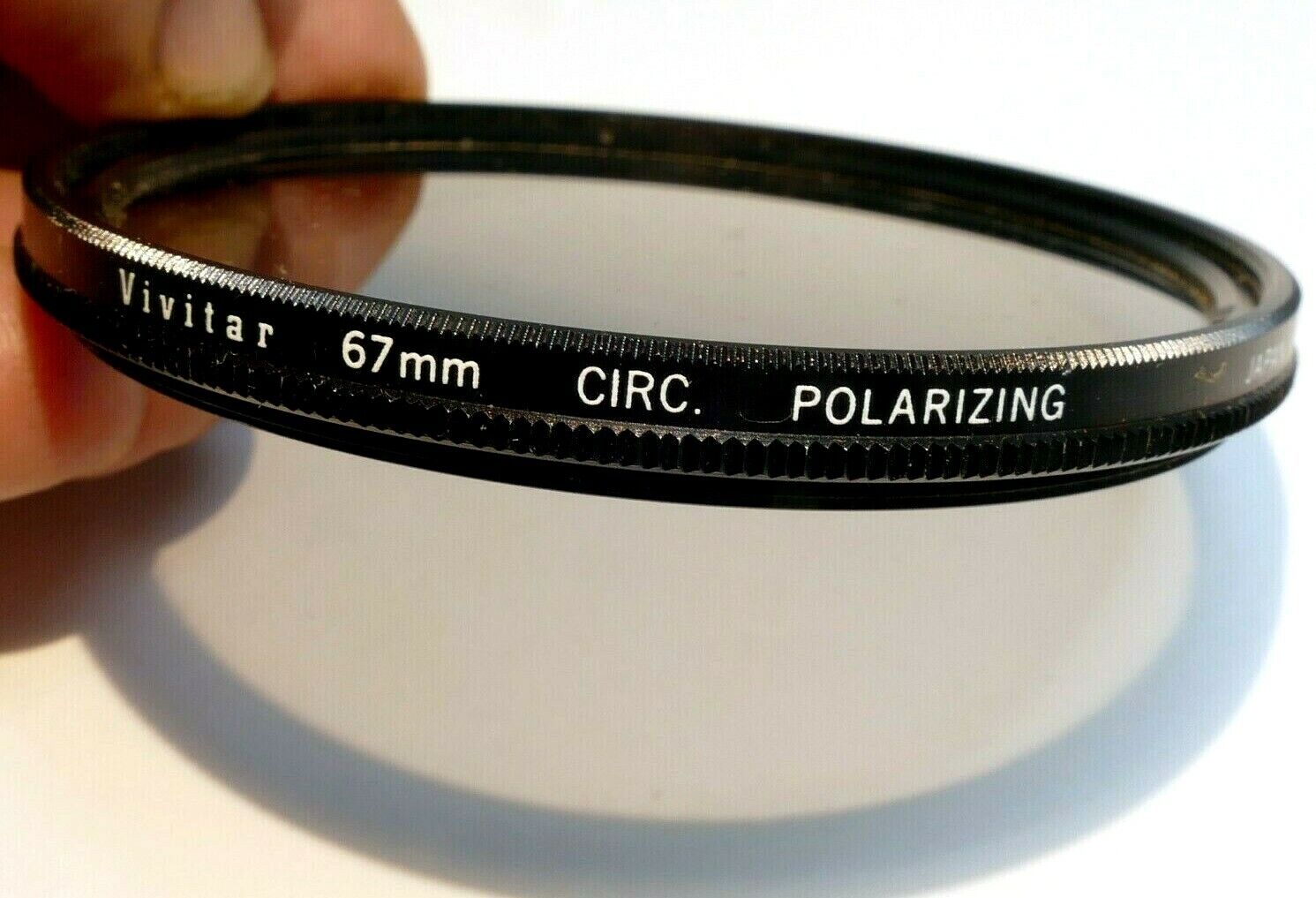 Vivitar 67mm Circular Polarizer C-PL  Lens Filter wide angle thin profile