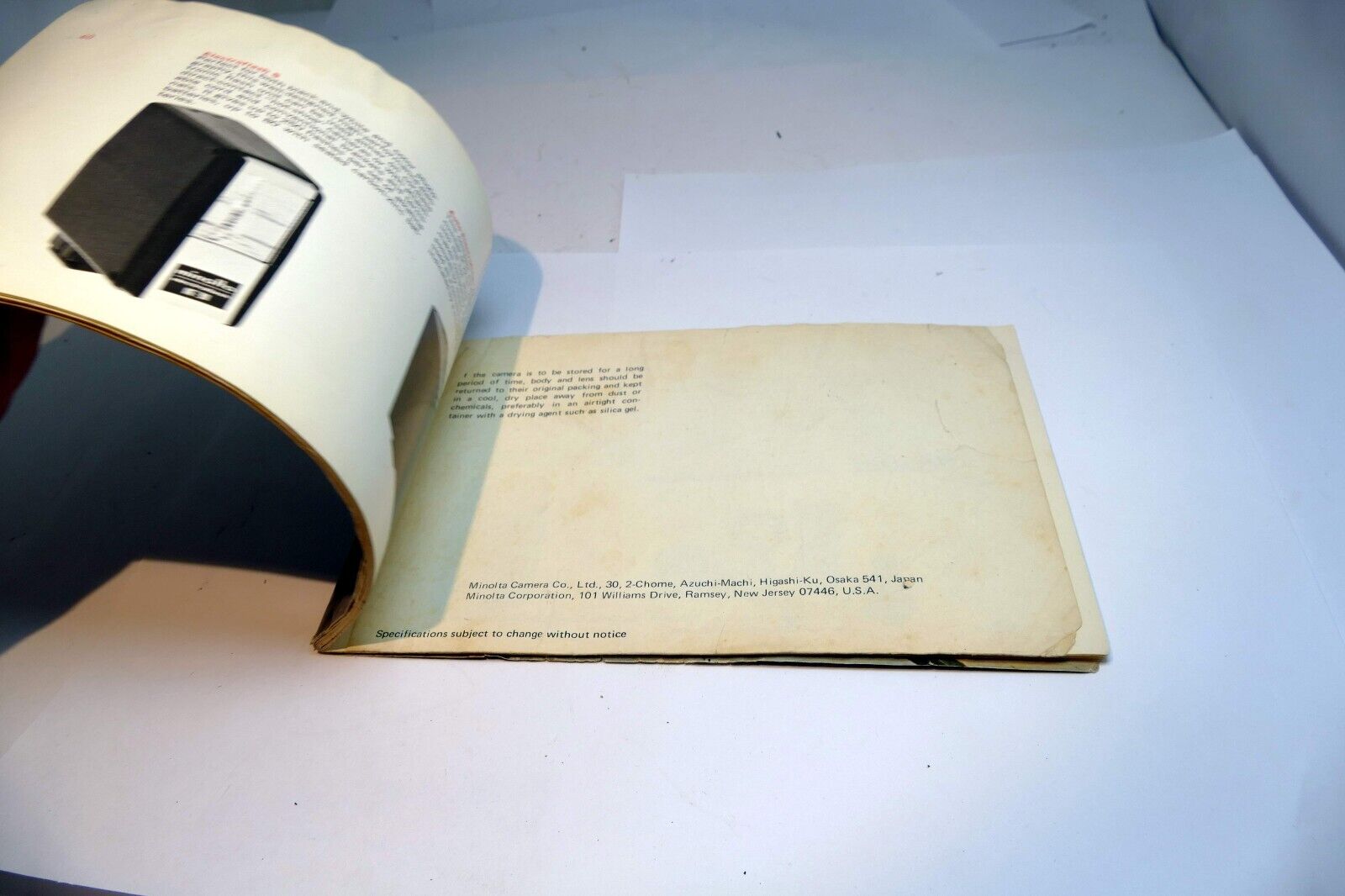 Guide To Minolta SLR Camera System SRT  Celtic Rokkor Lens Brochure Add SRT 101