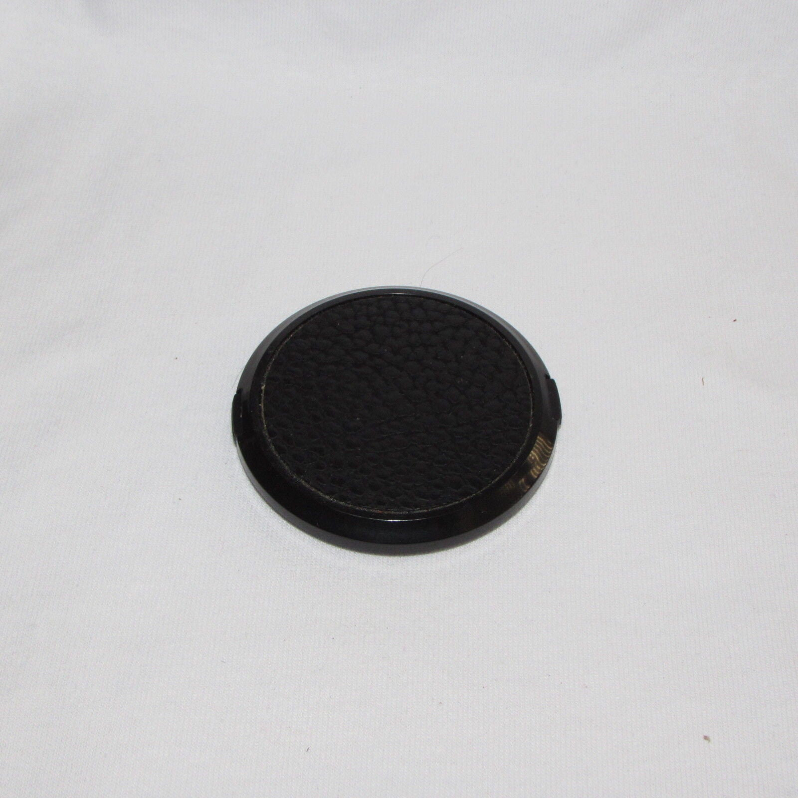Used 55mm Lens Front Cap Black snap on type plastic B01422