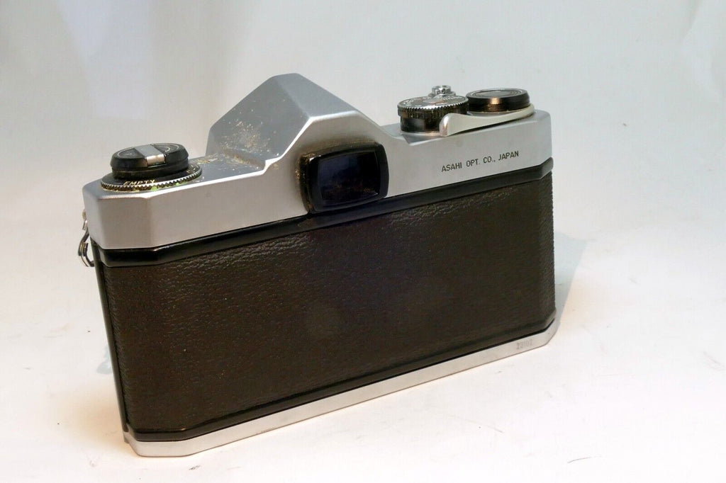 Pentax Spotmatic SP ASAHI Silver 35mm SLR Vintage Film Camera