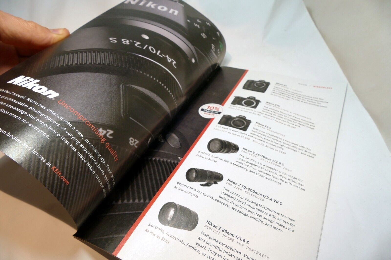 KEH brochure trade-in information Advertisement 2023 Brochure - 10% off Bonus