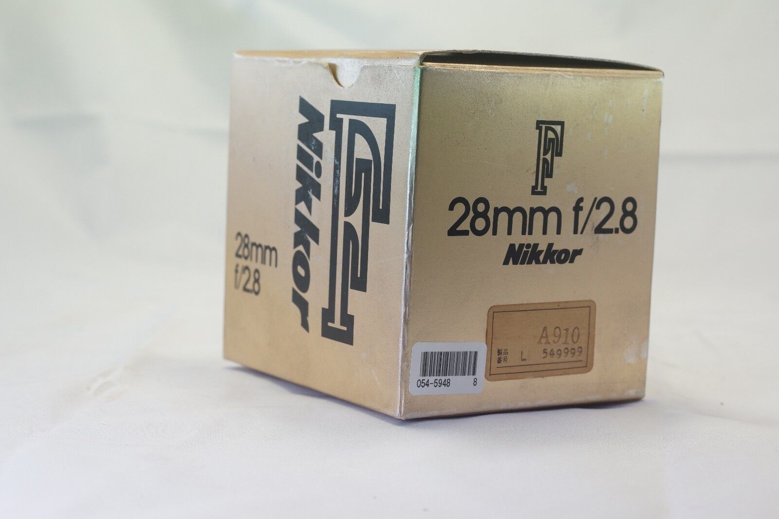 Empty Box for Nikon 28mm f2.8  Nikkor F AI  lens vintage