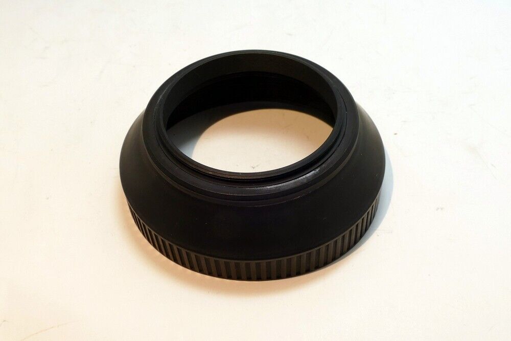 49mm Rubber Lens Hood Shade vintage double threaded for 50mm f1 f1.7 lenses
