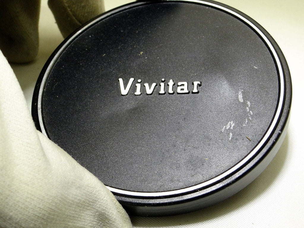 Vivitar 75.5 ID Metal Front lens Cap slip on type  metal