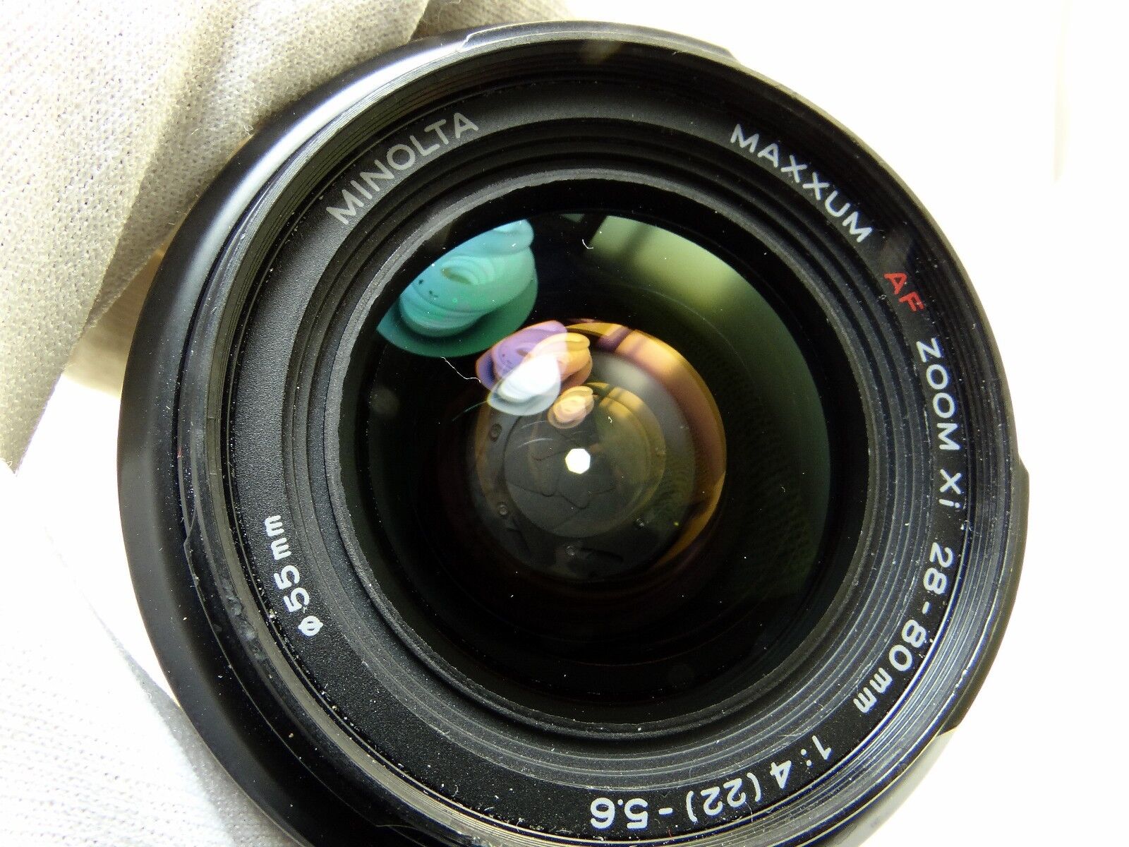 Konica Minolta AF XI 28-80mm f4-5.6 Lens (aperture blades stuck w/ oil) -  Parts