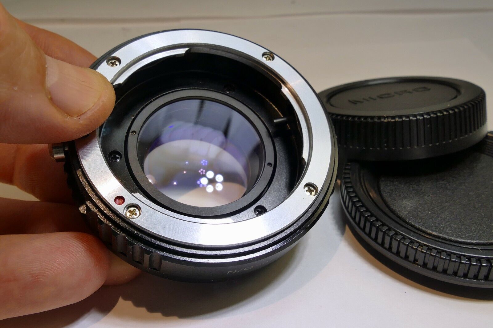 Focal Reducer Lens Booster Adapter Nikon G to M4/3 cameras Panasonic GH5 GH4