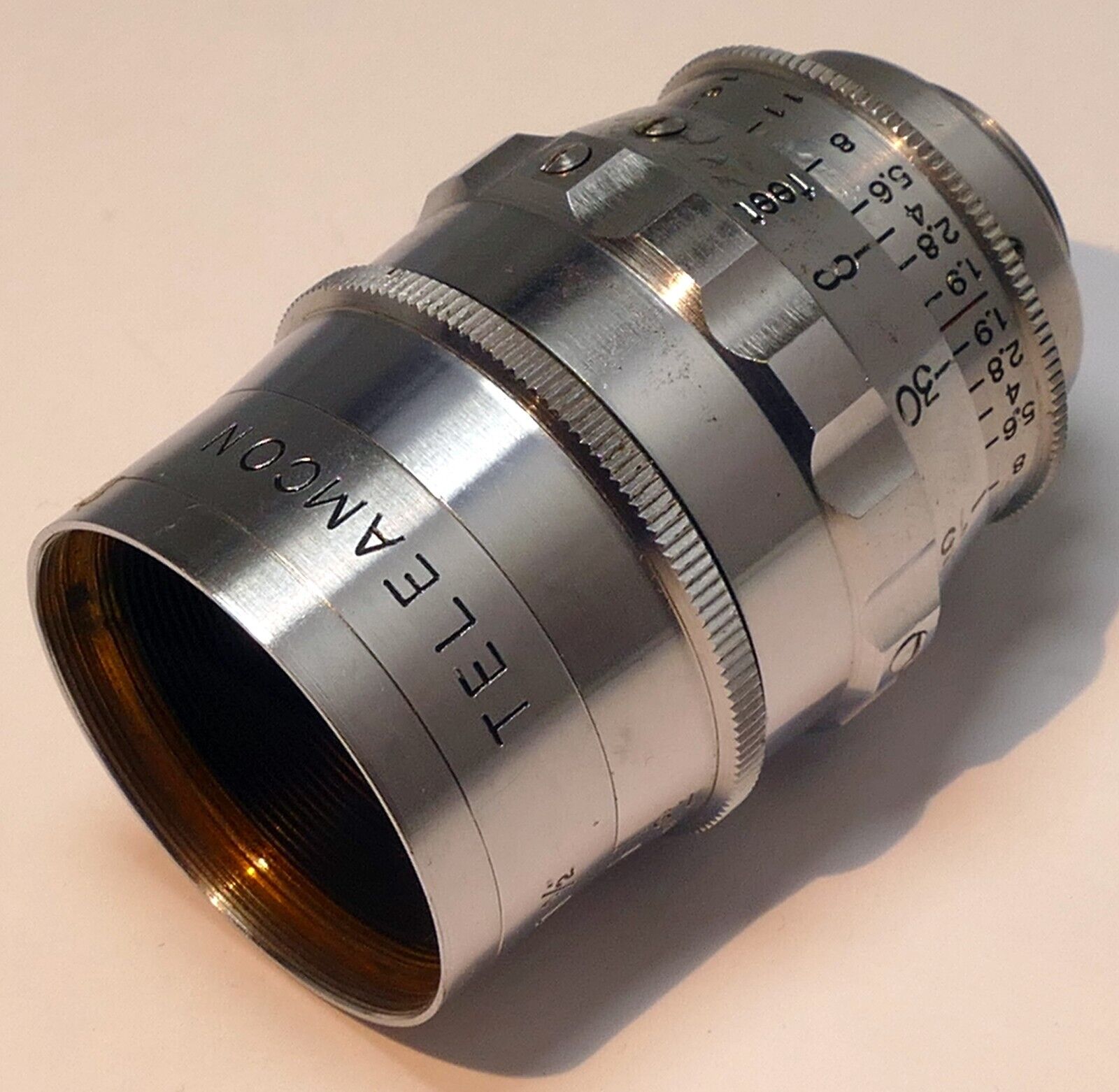 Teleamcon 38mm 1 1/2 INCH F1.9 TELEPHOTO 8MM Lens for 8mm MOVIE CINE C