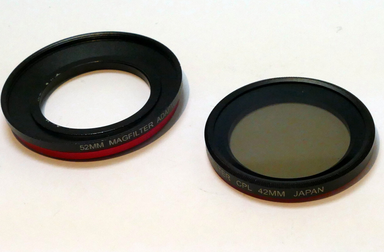 MagFilter C-PL Filter 52mm Magnetic Threaded Adapter Ring Sony RX100 VI G5X G7X