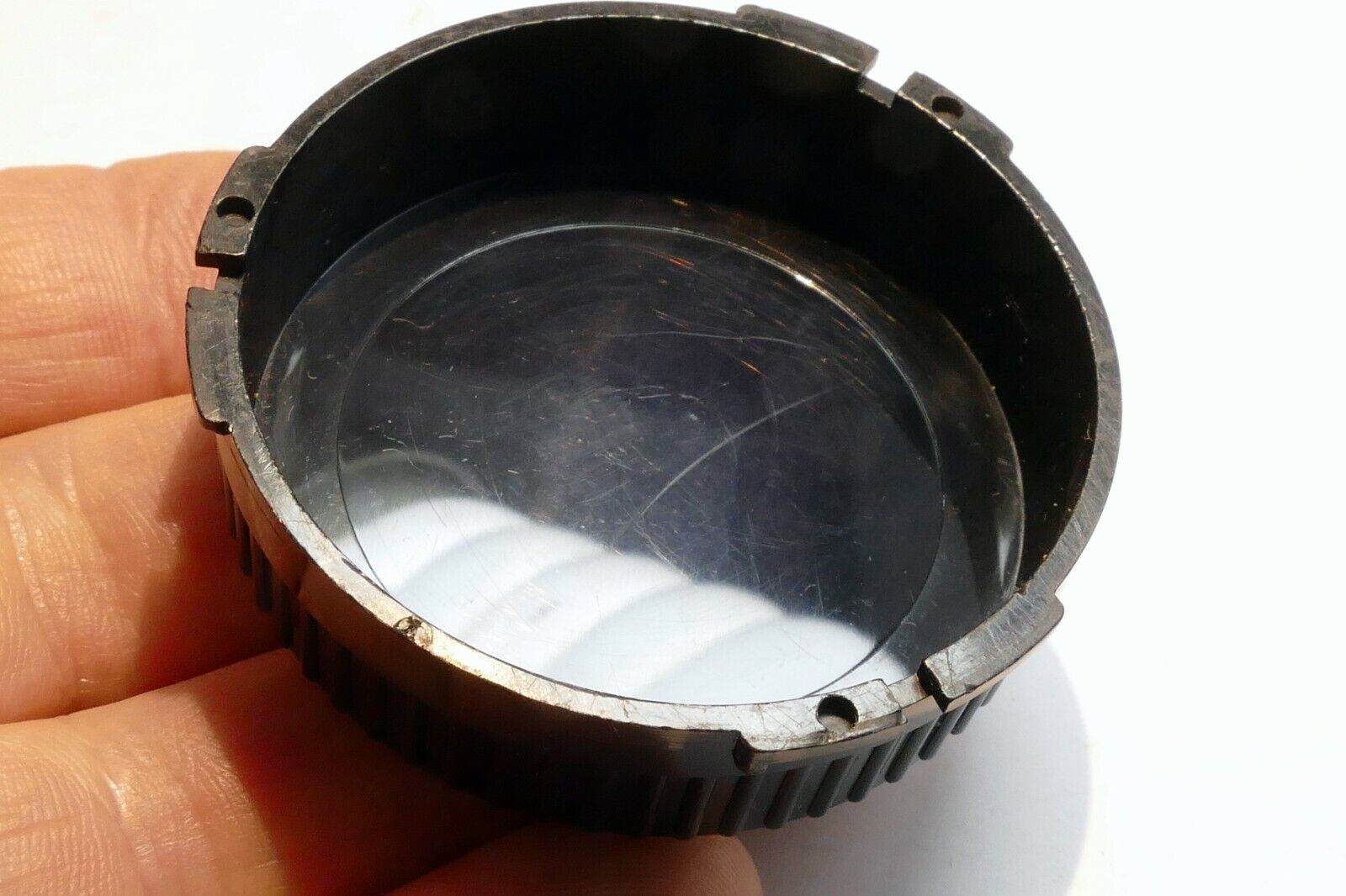 "C" Rear FD cap Lens Plastic Canon FD manual focus breech lock 28mm f2.5 Vivitar