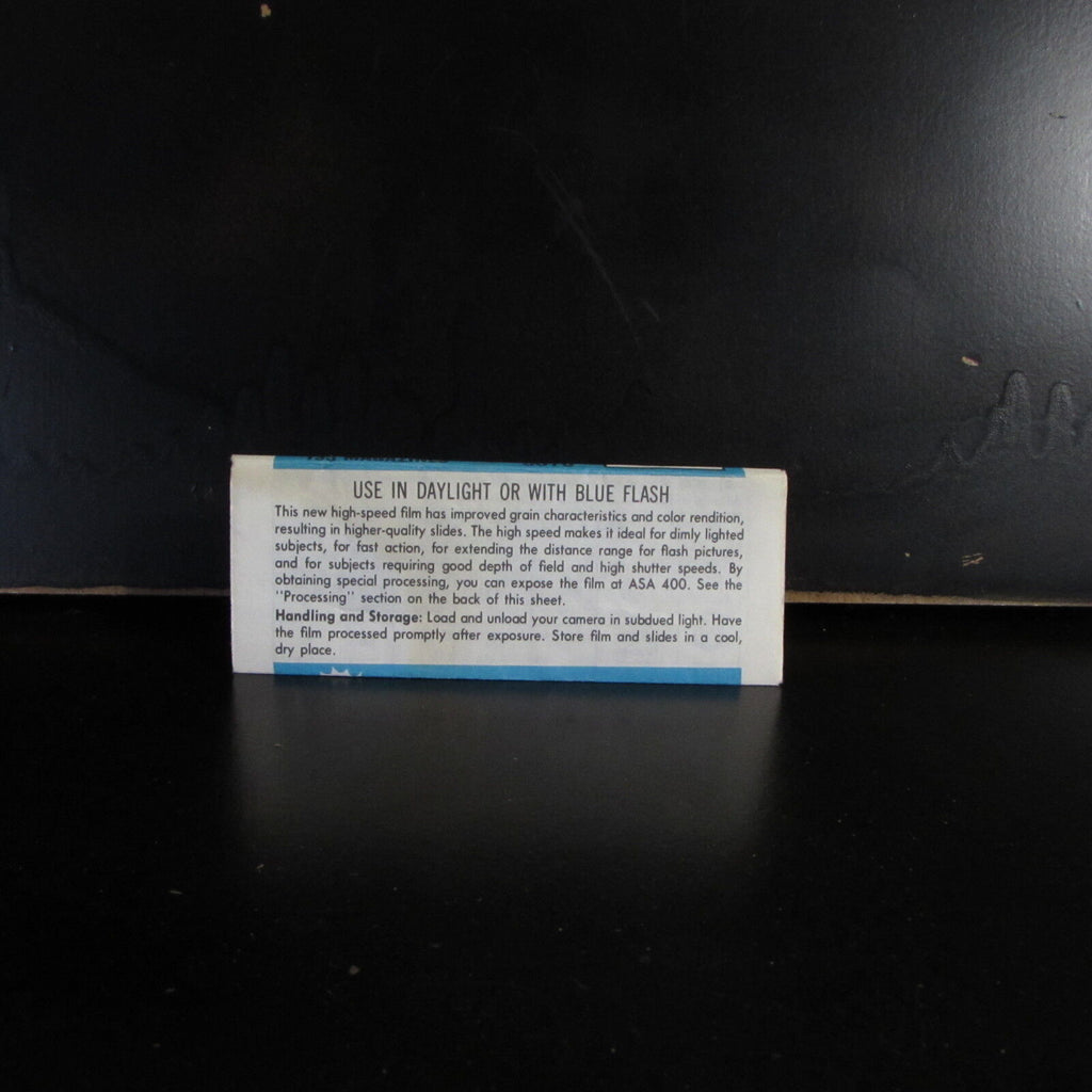 Kodak Ektachrome 200 Daylight Film Guide for color slides 5076 B00127