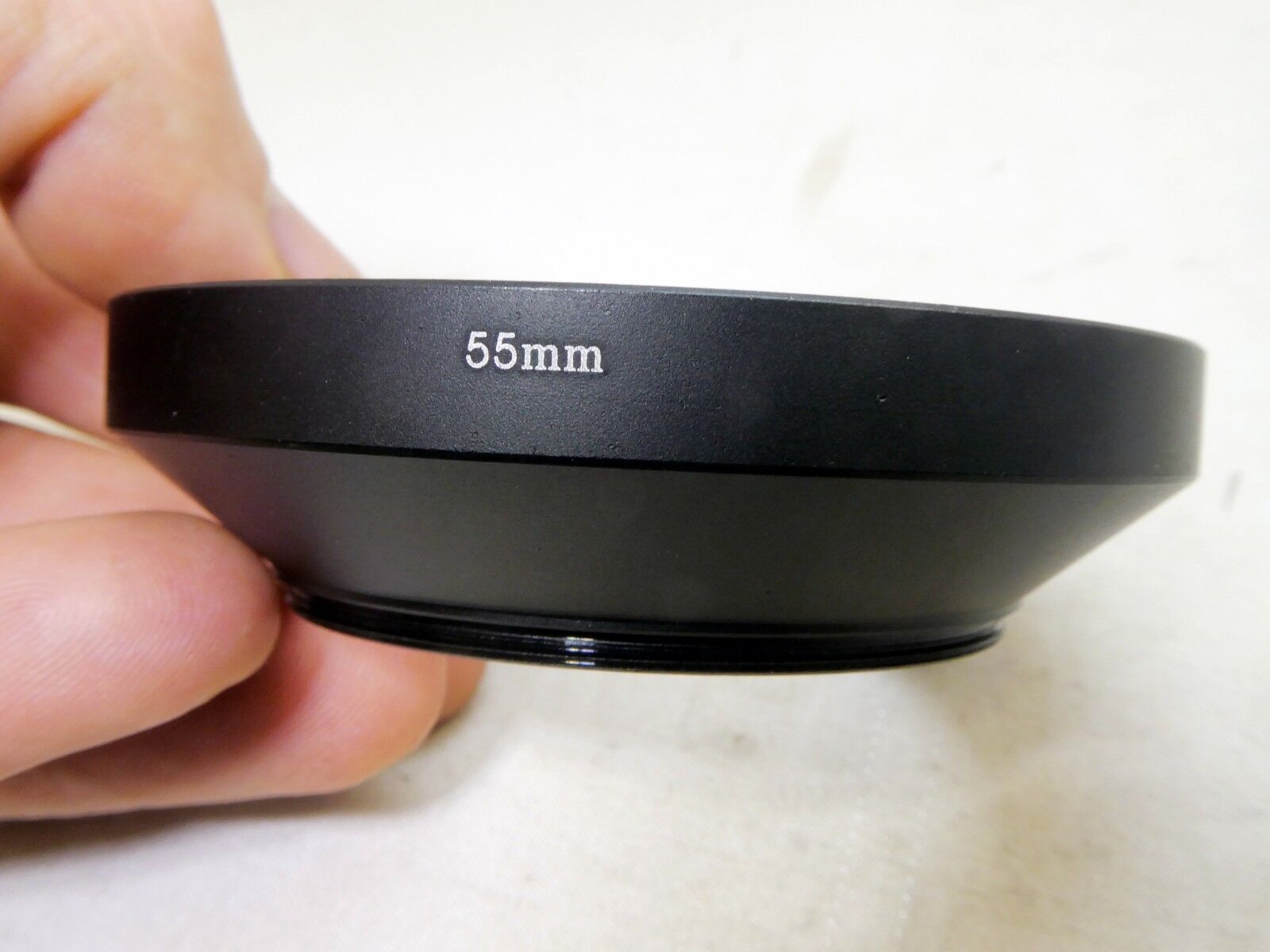 55mm Wide Angle Lens hood Metal for 24mm 28mm f2.5 f2.8 f2.0 Screw in