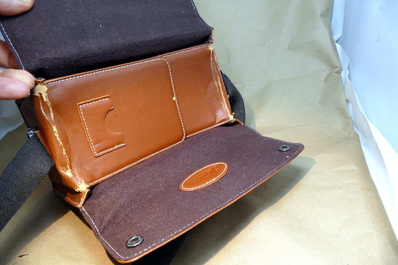 Leica Wetzlar Leather Camera Case for M1 M2 M3 rangefinder Messenger Original OE